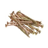 Surub lemn autofiletant 6x100 mm, Otel zincat, Torx TX30, cap inecat, 100 buc/cutie