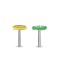 Raspel Rotosaw diametru 16 mm coada 3,2mm, Granulatie Saburr Foarte FINA - Alba