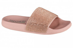 Papuci flip-flop Skechers Pop Ups-Stone Age 32369-RSGD Roz foto