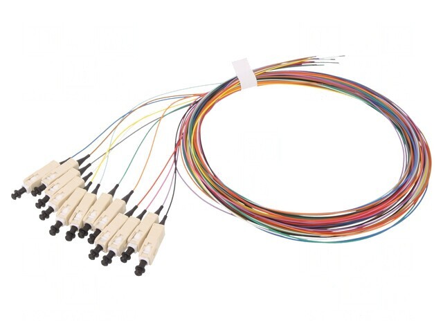 Set 12 Dispozitive Fibră Optică OM2 SC/UPC 2m LSZH