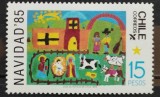 BC190, Chile 1985, timbru picturi, Craciun