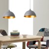 Set 2 bucati lustra Toulon 145 cm metal 2 x E27 gri/ auriu [lux.pro] HausGarden Leisure