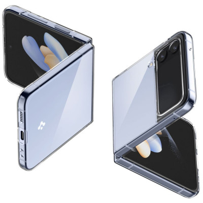 Husa pentru Samsung Galaxy Z Flip4, Spigen Air Skin, Crystal Clear foto