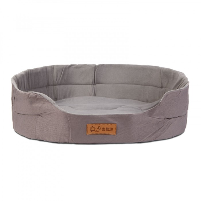 Pat pentru caini - 100 x 68 x 15 cm - gri Best CarHome