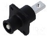 Conector alimentare DC, 1,5kV, 1 pini, seria ES-100A, {{Dimensiune pin}}. DEGSON ELECTRONICS - ESS-100A-16-B/S-BK-00