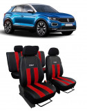 Cumpara ieftin Huse scaune auto piele si textil Volkswagen T-ROC (2019-2022) Rosui, Umbrella