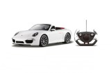 Masina cu telecomanda Porsche Carrera S alba, scara 1:12, Rastar