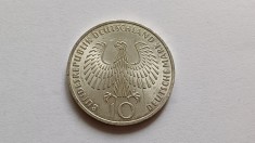 Germania- 10 Mark 1972 J-Ag- Olimpice de Vară, M&uuml;nchen 1972 - Flacără