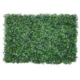 Gard viu artificial cu frunze dese mici verzi 400x600mm