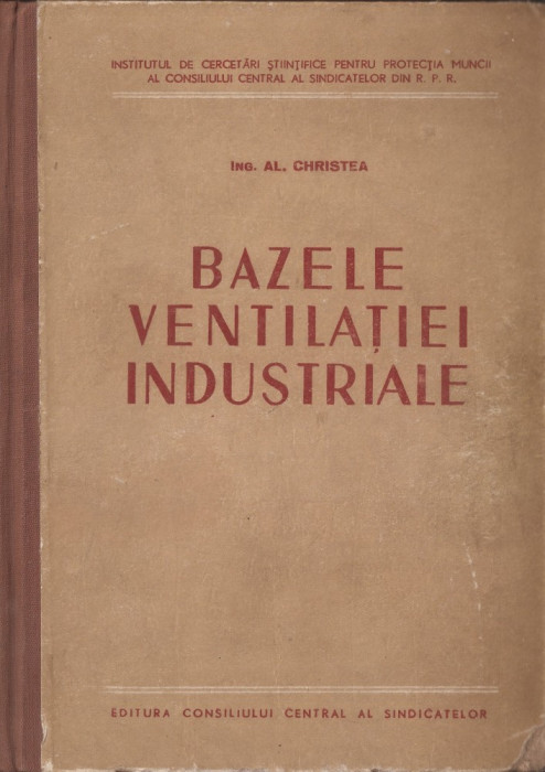 Al. Christea - Bazele ventilației industriale