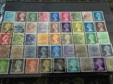 Lot timbre stampilate, Marea Britanie, regina Elisabeta II, 1950-1980,stare buna