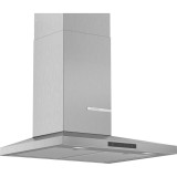 Hota decorativa DWQ66DM50, 610 mc/h, 60 cm, 3 trepte de putere + intensiv, clasa A, inox, Bosch