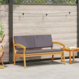 VidaXL Bancă de grădină cu perne, 115x70x72 cm, lemn masiv acacia
