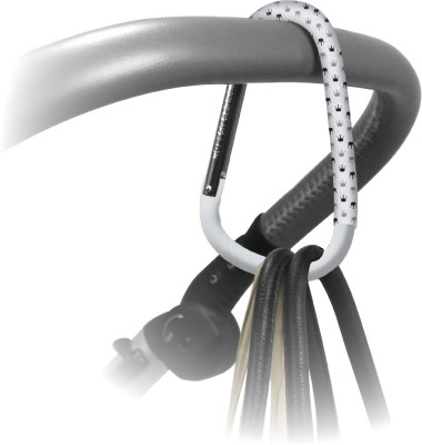 Carlig universal pentru carucior Dooky Light Grey Crown foto