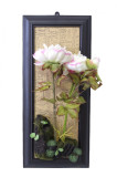 Cumpara ieftin Flori artificiale decorative, forma tip tablou, 46x20 cm