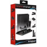 Stand vertical, incarcare controller, Move, USB,, PlayStation PS3 Slim 3499550288216 (e)