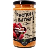 Crema Crocanta de Arahide cu Capsuni fara Zahar Adaugat Ecologica/Bio 350g