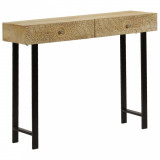 Cumpara ieftin Masă consolă, 102 x 30 x 79 cm, lemn masiv de mango