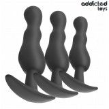 Addicted Toys-Set de 3 Pluguri Anale din Silicon Model 1