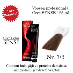 Cece Sense vopsea permanenta 125 ml FARA PARABENI nr.7/3. foto