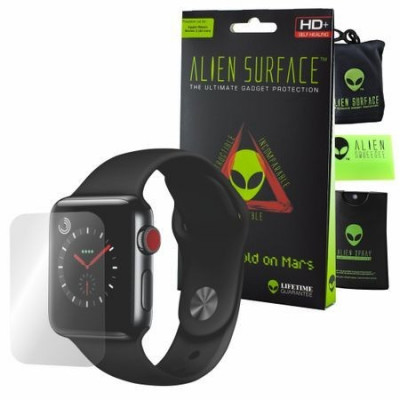 FOLIE ALIEN SURFACE HD, APPLE WATCH 42MM, PROTECTIE ECRAN + ALIEN FIBER CADOU foto