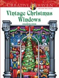 Creative Haven Vintage Christmas Windows Coloring Book