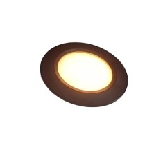 Spot led ingropat cu fire alb cald 12V 2-2.5W rama black mat cu atingere