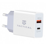 Incarcator Retea USB Tactical AR-PD-30W, 1 X USB - 1 X USB Tip-C, Power Delivery, 30W, Alb