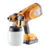 Pistol de vopsit &oslash;2.5mm 0.8L 2Ah BK-SGC10 Set HardWork ToolsRange, Baukraft