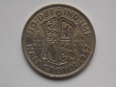 HALF CROWN 1947 GBR foto
