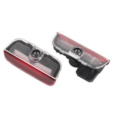 Set de 2 Lampi Led Logo Xentech Light Portiere / usi Porsche