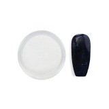 Pulbere decorativă strălucitoare - alb nr.4, 3g, INGINAILS