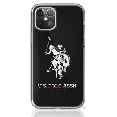 Husa Cover US Polo Silicone Big Horse pentru iPhone 12 Mini Black foto