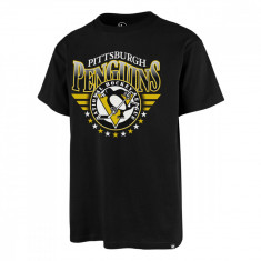 Pittsburgh Penguins tricou de bărbați 47 ECHO Tee NHL black - L foto