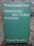 Doina Condrea Derer - Dificultati ale limbii italiene