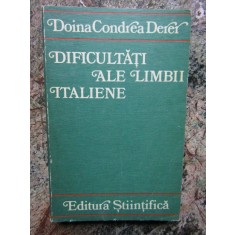 Doina Condrea Derer - Dificultati ale limbii italiene