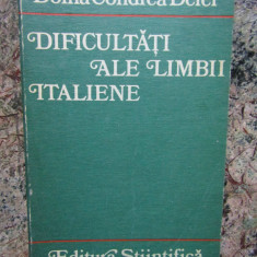 Doina Condrea Derer - Dificultati ale limbii italiene