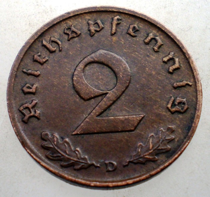 2.903 GERMANIA 2 REICHSPFENNIG 1940 D