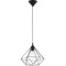 Pendul vintage Eglo Tarbes negru, 1xE27, 325 mm, inaltime reglabila, design modern