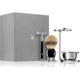 M&uuml;hle SOPHIST Black Silvertip Badger set de bărbierit