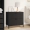 vidaXL Noptieră cu sertar Negru 63.5 x 36 x 61 cm Lemn compozit 883465
