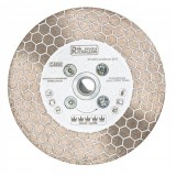 Cumpara ieftin Disc diamantat 2 in 1, placi ceramice, taiere umeda si uscata, slefuire, M14, 125x25x1.6 mm, Richmann Exclusive