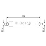 Conducta / cablu frana BMW Seria 7 (E65, E66, E67) (2001 - 2009) BOSCH 1 987 476 074
