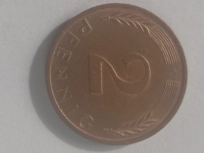 2 pfenning 1976 G foto