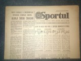 ZIARUL SPORTUL 15 SEPTEMBRIE 1982 CUPE EUROPENE