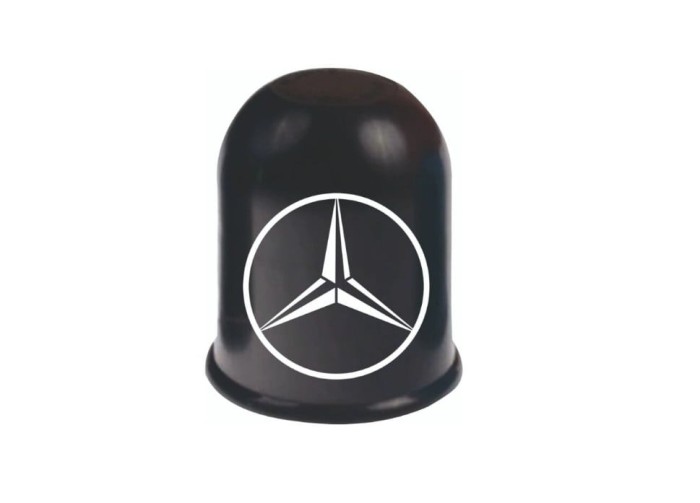 Capac protectie carlig pentru remorca auto, plastic, personalizat Mercedes Benz