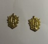 S 12 - semne de arma - metalice - geniu - model vechi - aurii