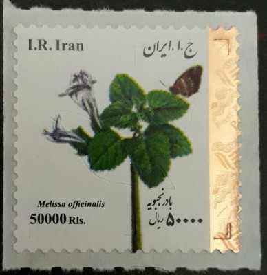 IRAN 2018 PLANTE MEDICINALE HOLOGRAM foto
