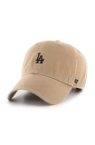 47brand șapcă Los Angeles Dodgers culoarea bej, cu imprimeu, 47 Brand