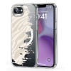 Husa pentru iphone 16e, atasare magnetica, magsafe, pattern skin 10, clear